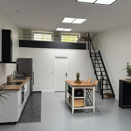 Lägenhet Bright Loft With Terrace And Air Conditioner *